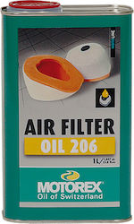 Motorex Air Filter Oil 206 Λιπαντικό Φίλτρου Αέρα Μοτοσυκλέτας 1lt