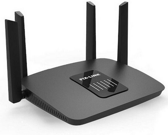 Pix-Link LV-AC06 Ασύρματο Router Wi‑Fi 5 με 4 Θύρες