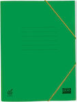Skag Φάκελος Πρεσπάν με Λάστιχο και Αυτιά για Χαρτί A4 Πράσινος Basic