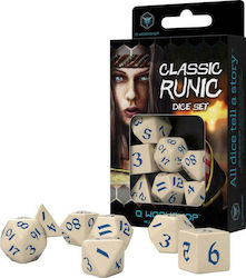Q Workshop Classic Runic Dice Set Zaruri Beige ...