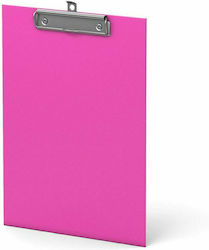 ErichKrause Clipboard with Clamp for Paper A4 Pink 1pcs