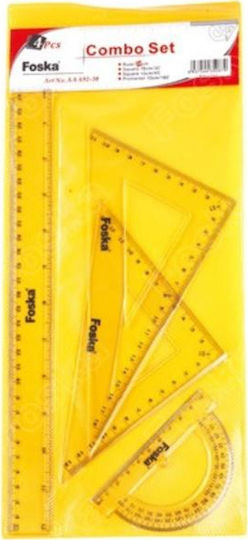 Foska Set 4 Geometric Tool Plastic
