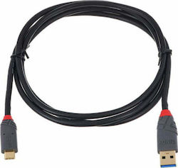 Lindy Anthra USB 3.1 USB-C masculin - USB-A 100W 1.5m (36912)