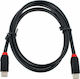 Lindy Black USB 3.1 Cable USB-C male - USB-C 60W PD Μαύρο 1m 36906