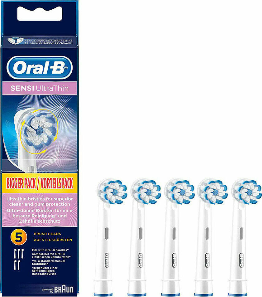 Oral-B Sensi Ultra Thin Bigger Pack Ανταλλακτικές Κεφαλές για Ηλεκτρική ...
