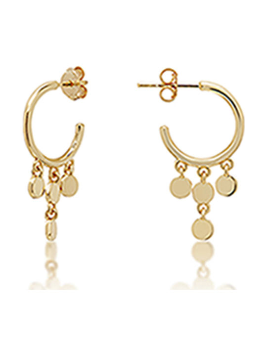 Jcou Earrings Hoops made of Silver Gold Plated JW905G4-02