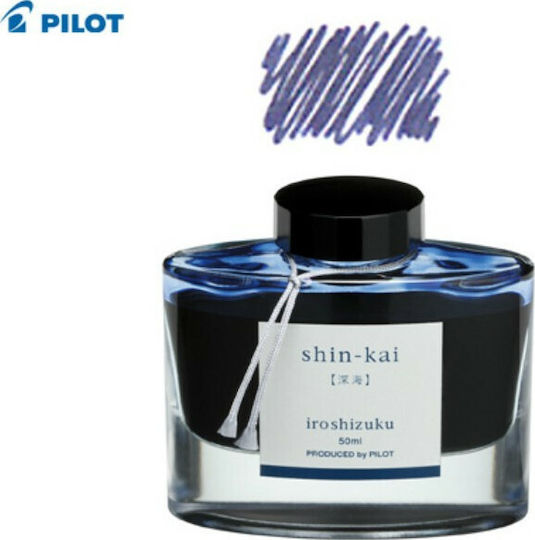 Pilot Iroshizuku Înlocuire Cerneală Pentru Stilou Fină Albastră 50ml