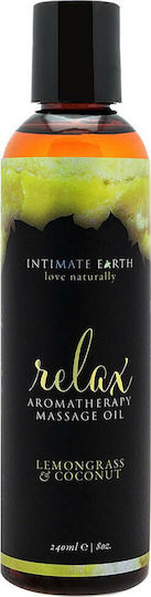 Intimate Earth Relax cu Parfum Lemongrass nucă de cocos 120ml
