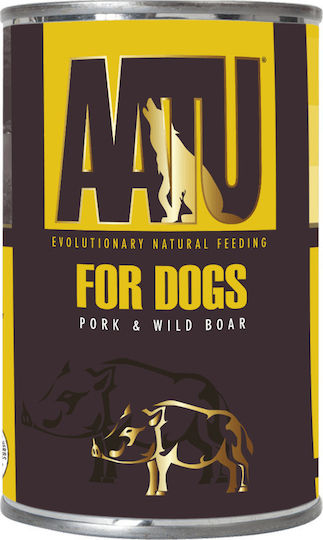 AATU Wet Food Dogs in Cans with Pork Grain-Free & Gluten-Free 400gr