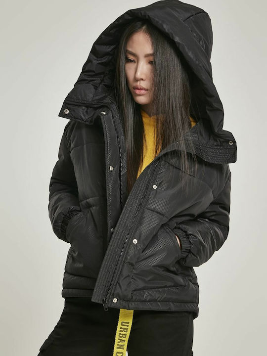 Urban Classics Kurz Damen Puffer Jacke für Wint...