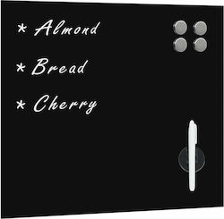 vidaXL Magnetic Hanging Dry Erase Board 40x40cm