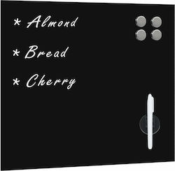 vidaXL Magnetic Hanging Dry Erase Board 50x50cm