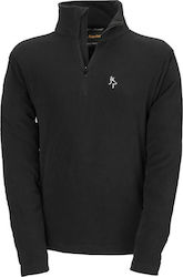 Kapriol Wolf Long Sleeve Work Sweatshirt Black Fleece