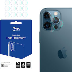 3MK Lens Kameraschutz Gehärtetes Glas Transparent für das iPhone 12 Pro