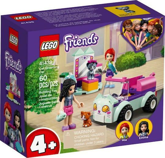 Lego Friends Cat Grooming Car for 4+ Years