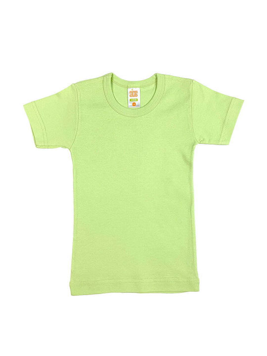 Nina Club Kids' Undershirt Short-sleeved Green