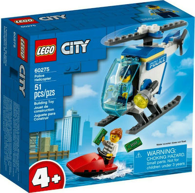 Lego -Stadt: Police Helicopter für 4+ Jahre