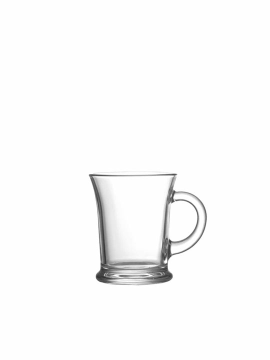 Uniglass Aroma Σετ Φλιτζάνια Καφέ Γυάλινα Διάφανα 385ml 12τμχ
