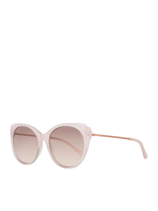 Ted Baker Keyla Γυαλιά Ηλίου Ροζ με Mixed Σκελετό
