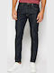 Luke Pantaloni De Blugi Elastic Slim Tapered Fit Albastru