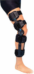 Mobiak Thigh-Knee Brace Telescopic with Goniometer Patellofemoral Splint Black