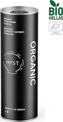 Myst Extra Virgin Olive Oil Organic 1lt in a Metallic Container