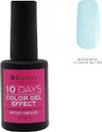 Bioshev Professional 10 Days Color Gel Effect Gloss Βερνίκι Νυχιών Μακράς Διαρκείας Γαλάζιο 130 11ml