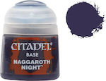 Citadel Base Culoare Modelism Naggaroth Night 12ml GW99189950005