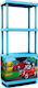 Μickey Bücherregal Boden Hellblau 60x34x131cm