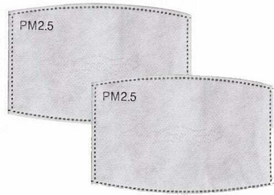 SPM PM 2.5 Φίλτρο για Μάσκα Προστασίας σε Λευκό Χρώμα 2τμχ DB7704