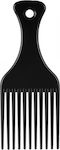 Eurostil Comb Hair for Detangling Black 16cm 00402/50