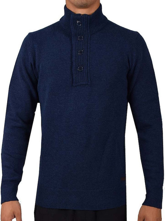 Barbour Langarm-Pullover Marineblau
