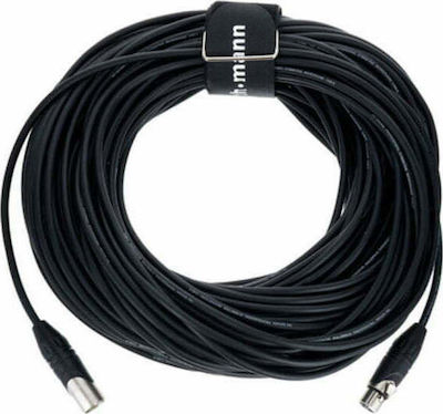 Pro snake Cable XLR male - XLR female 50m