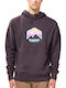 Basehit Men's Sweatshirt with Hood and Pockets Gray