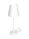 Fos me Metal Table Lamp for Socket E27 with White Shade and Base