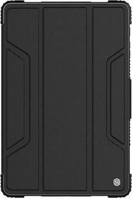 Nillkin Bumper Protective Flip Cover Πλαστικό / Δερματίνης Μαύρο (Galaxy Tab S7+)