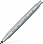 Koh-I-Noor 5640 Mechanical Pencil for Drawing Metallic with Sharpener Silver