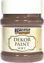 Pentart Dekor Paint Soft Kreidefarbe Vintage Br...