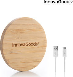 InnovaGoods Ασύρματος Φορτιστής (Qi Pad) Καφέ (V0103115)