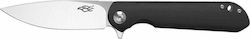 Ganzo Pocket Knife Black with Blade made of Stainless Steel