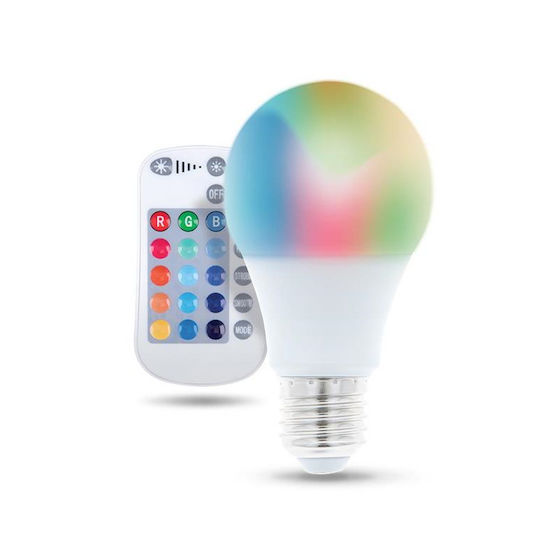 Forever Light Smart Λάμπα LED 9W για Ντουί E27 και Σχήμα A60 RGBW 720lm