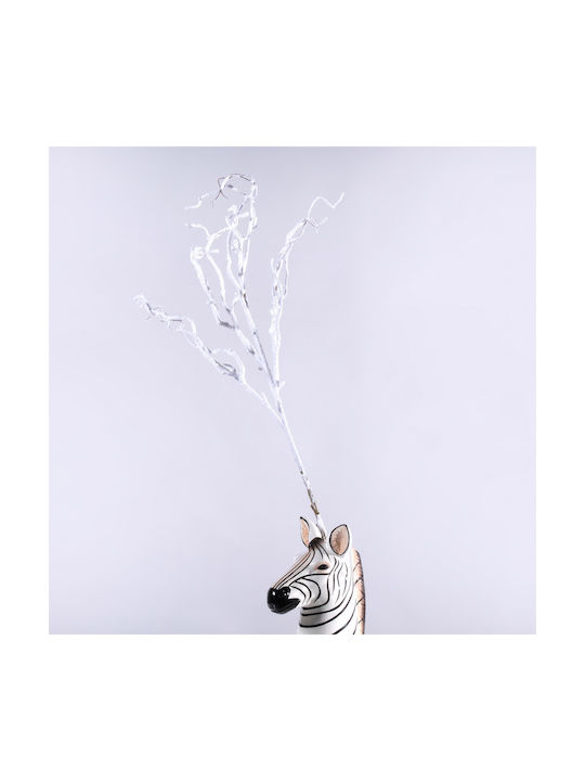Supergreens Artificial Decorative Branch Γυμνό Κλαδί Χιονισμένο White 104cm 1pcs