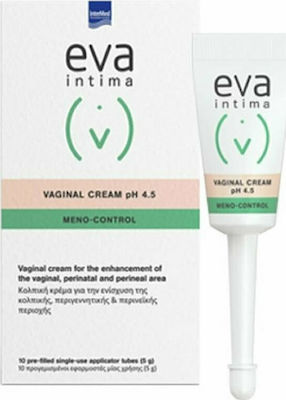 Intermed Eva Intima Meno-Control Vaginal pH 4.5 Κολπική Κρέμα 10 x 5gr