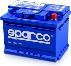 Sparco Batterie Auto KK62 mit Kapazität 62Ah und CCA 500A Sparco Batterie Auto KK62 mit Kapazität 62Ah und CCA 500A