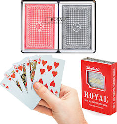 Set Plasticized Card Deck Black/Red 2pcs