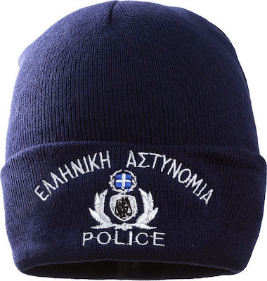 Survivors Beanie Διπλός με Κέντημα Αστυνομίας 00830