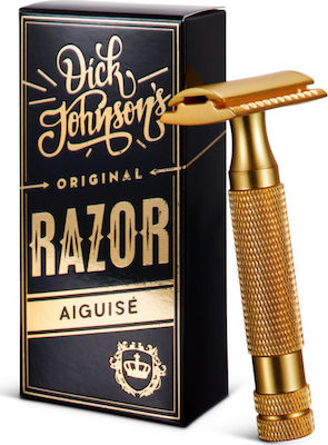 Dick Johnson Gold Safety Razor Closed Comb