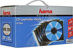 HAMA CD Box 1 Disc Negru HAMA CD Box 1 Disc Negru