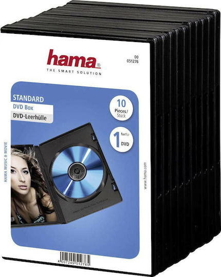 HAMA DVD Box Black 10pcs 51276