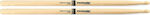 Promark 2B Classic Hickory Drumstick with Wooden Oval Head